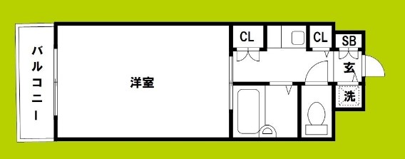 リーガル新大阪Ⅱ 間取り