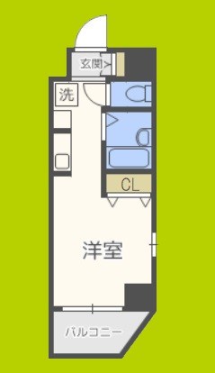 エルミタージュ難波南Ⅴ 間取り
