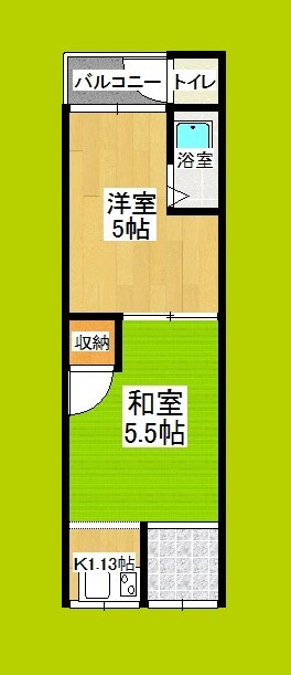 湯里田中コーポ 間取り