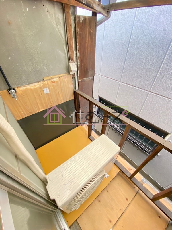 湯里田中コーポ ベランダ