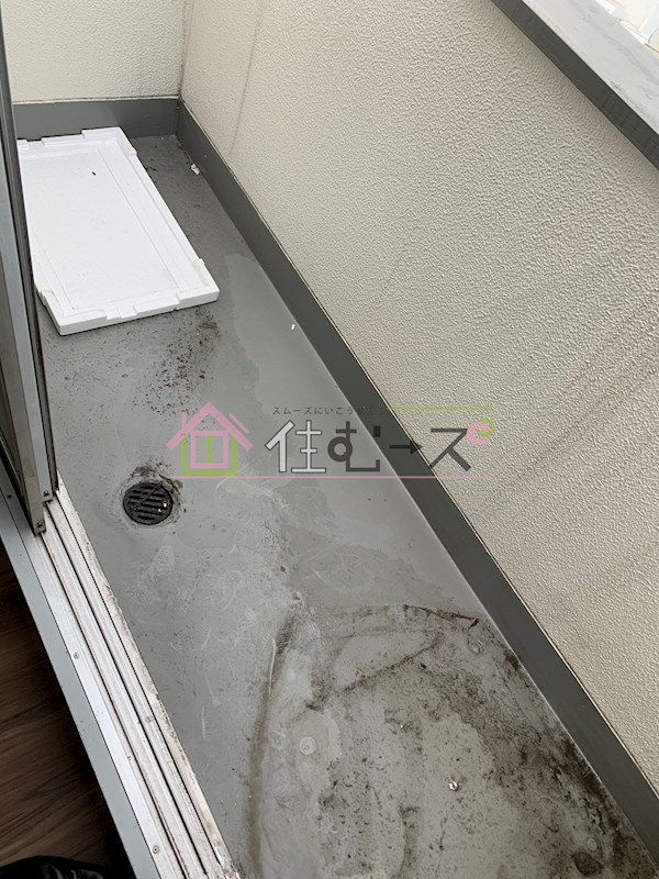 青山ハイツ淡路 ベランダ