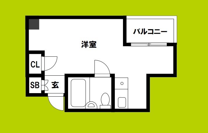 ハイツ南の風 間取り図