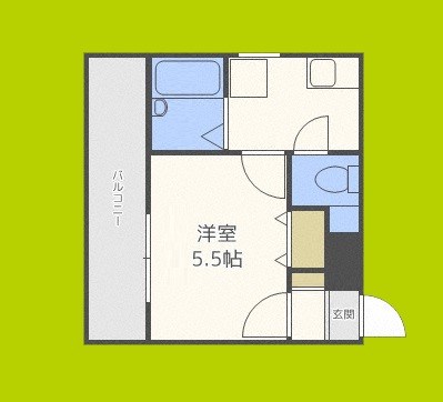 ラッキーセンター河堀口マンション 間取り