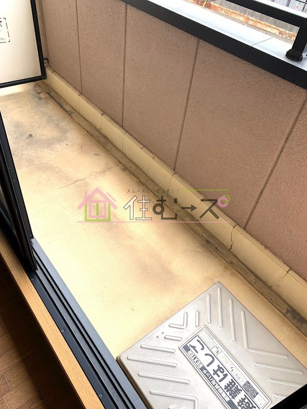 ラッキーセンター河堀口マンション ベランダ