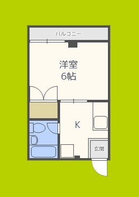 グリーンコーポ山坂 間取り