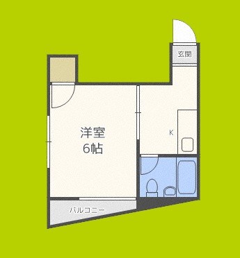 グリーンコーポ山坂 間取り