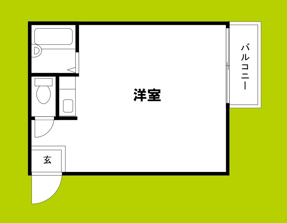 レジデンス堀江 間取り