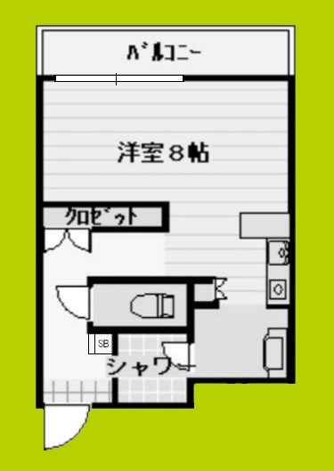 ラプティメゾン長居 間取り