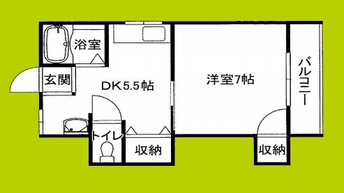 千船ハイツ 間取り