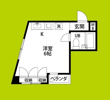 シティコープホリエ 間取り