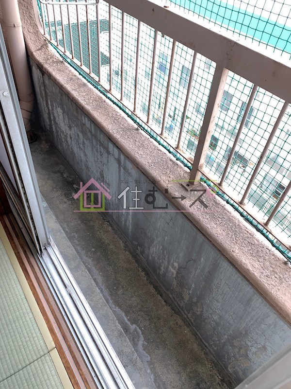 岸ノ里ニューハイツ ベランダ