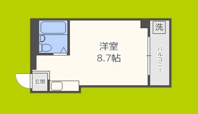 サンプラザ今里Ⅵ番館 間取り