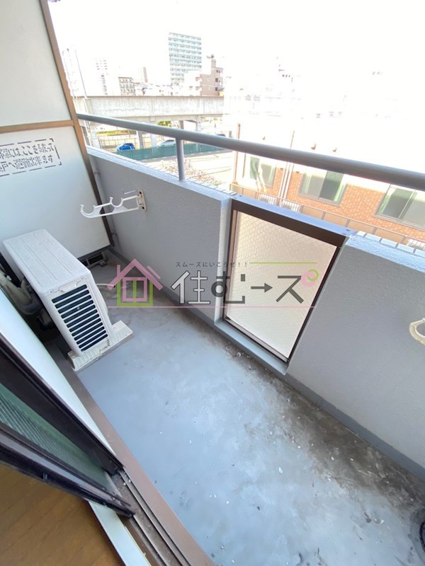 ラガールあびこ ベランダ