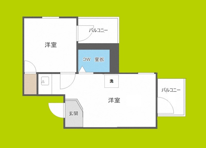 アメニティ新大阪4番館 間取り図