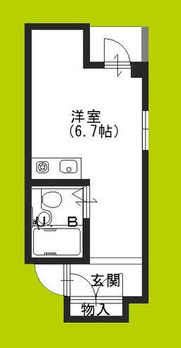 アパートメント東成Ⅱ 間取り