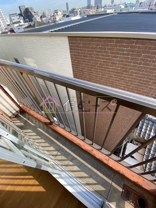 ファースト・アップ此花 ベランダ