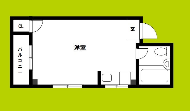 ハイツ田辺 間取り図