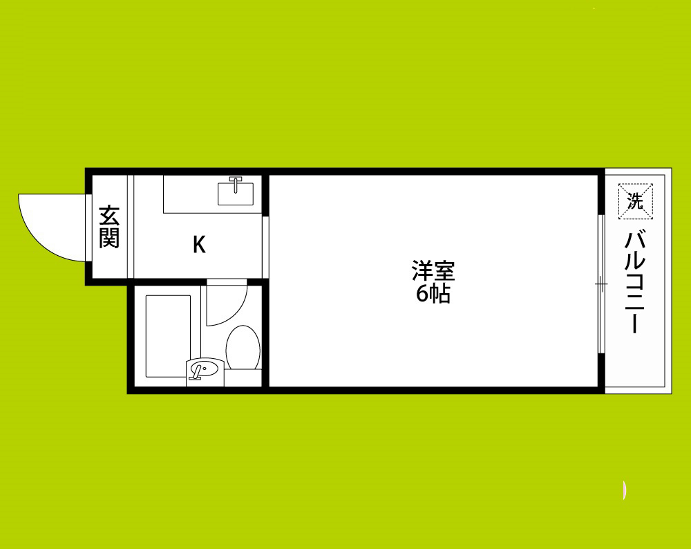 ルネッサンス福原PartⅡ  間取り