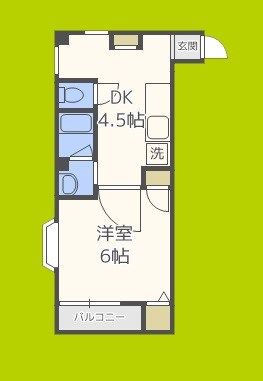 ヴェルヘル生駒Ⅰ 間取り