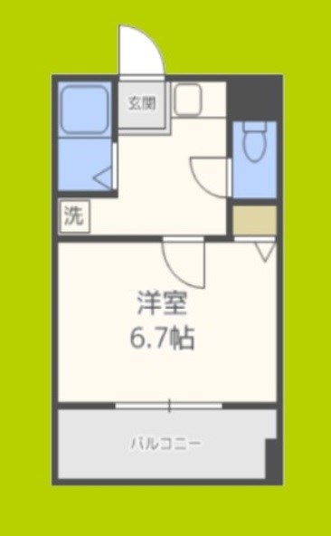 FLAT34深江橋 間取り
