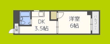 かねまつ南巽マンション 間取り