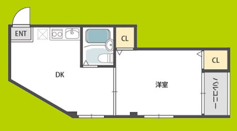 友愛ハイツ  間取り