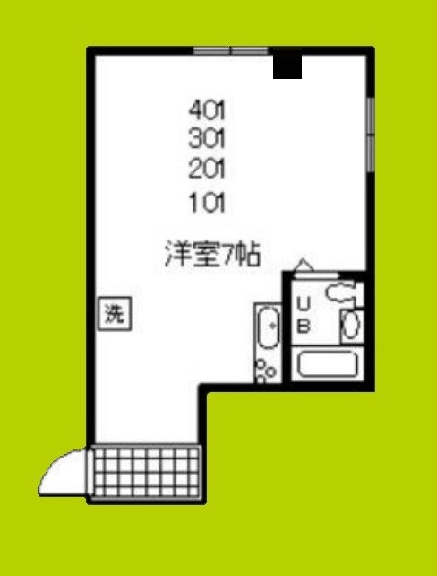 大宝　小橋ロイヤルハイツ 間取り