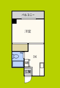 ラパンジール大国Ⅲ  間取り