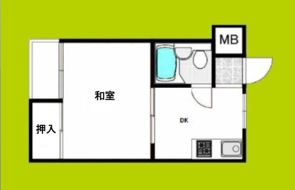 シティコーポアビコ 間取り図