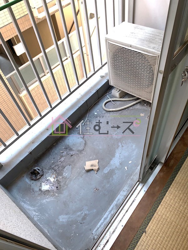 シティコーポアビコ ベランダ
