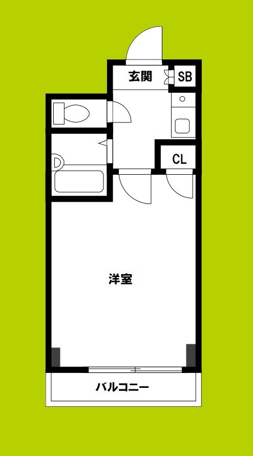 フレックス新大阪Ⅱ 間取り
