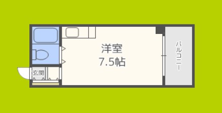 プリエール南堀江 間取り図