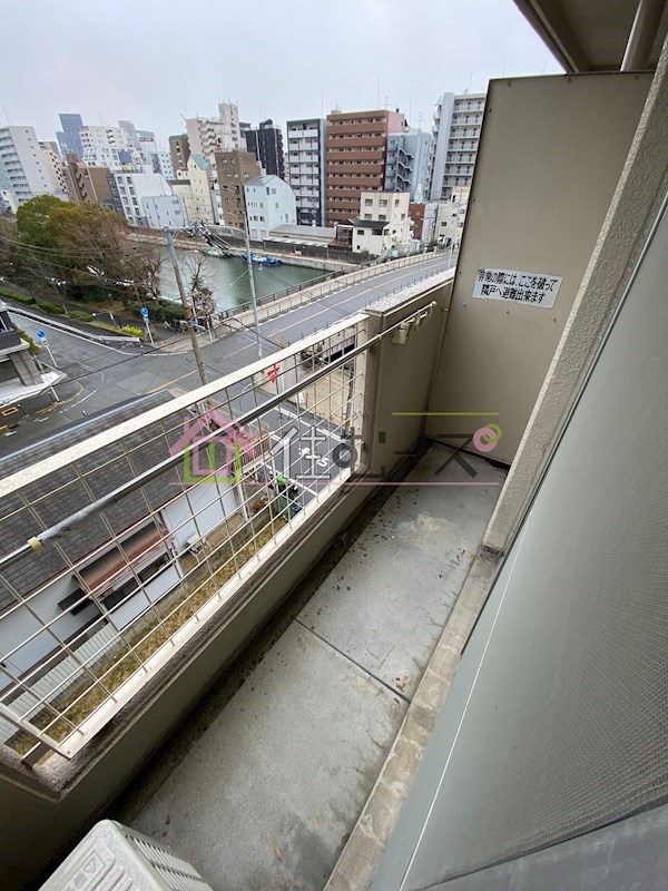 南堀江レヂデンス ベランダ