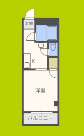 ビルシャナ長居 間取り