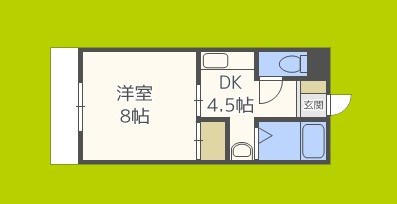 キンキ北ハイツ 間取り