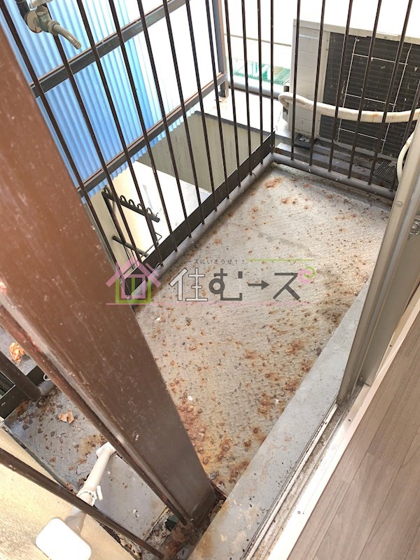 コスモ新北野 ベランダ