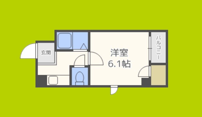 タカノハイム天神橋 間取り