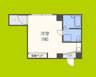 ホワイトハウス公園前 間取り