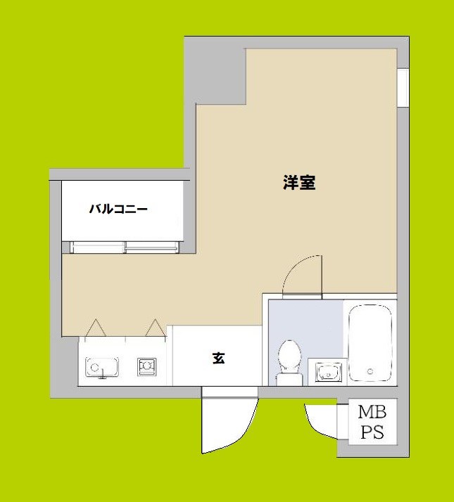 朝日プラザ西道頓堀 間取り図