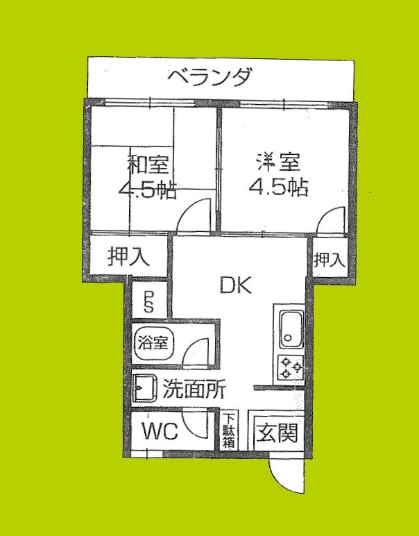 ビスタ桃谷 間取り