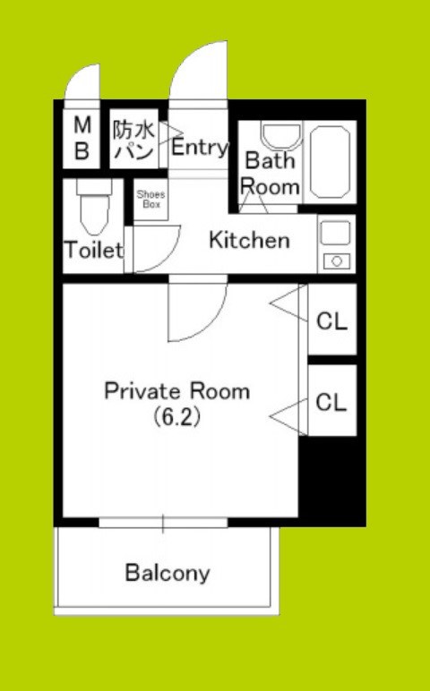 パラシオ塚本Ⅲ 間取り
