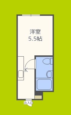 堀江グリーンハイツ 間取り