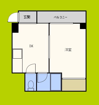 青風ハイツ 間取り