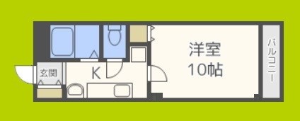 NANIWA一番館 間取り