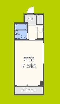 アミルⅢ番館  間取り