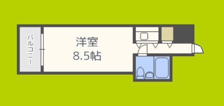 朝日プラザ西天満 間取り