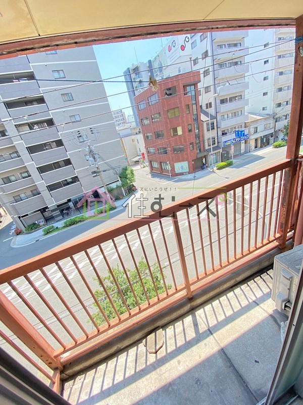 シティアーク上町台 ベランダ