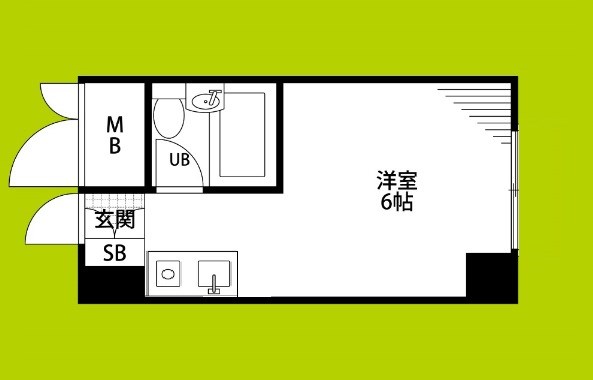 難波センチュリーマンション 間取り