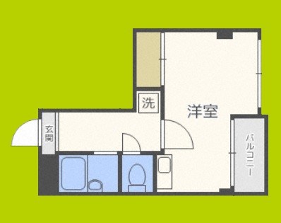 ナニワⅢ番館 間取り