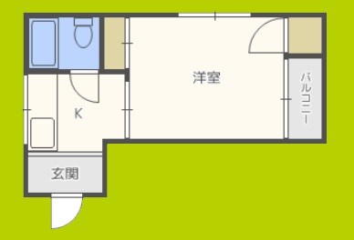 千代崎ハイツ 間取り